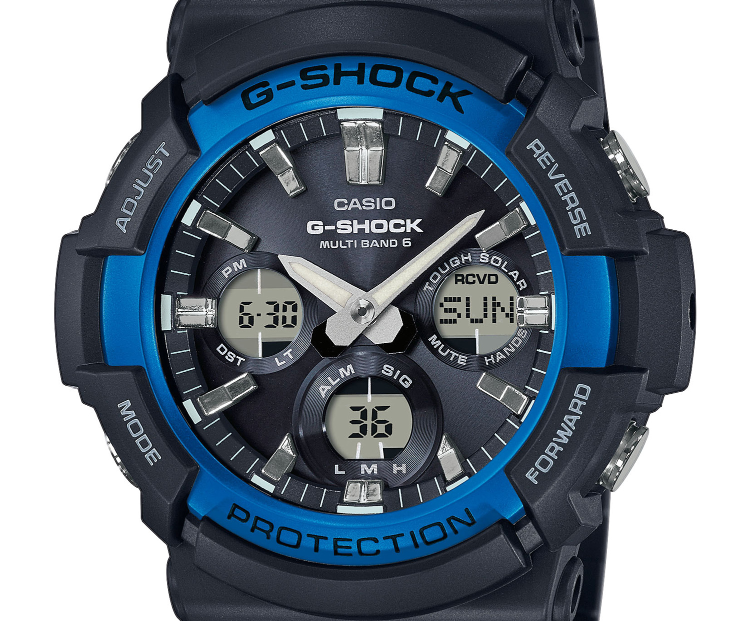 Casio G-Shock Armbanduhr GAW-100B-1A2ER Funkuhr Solar