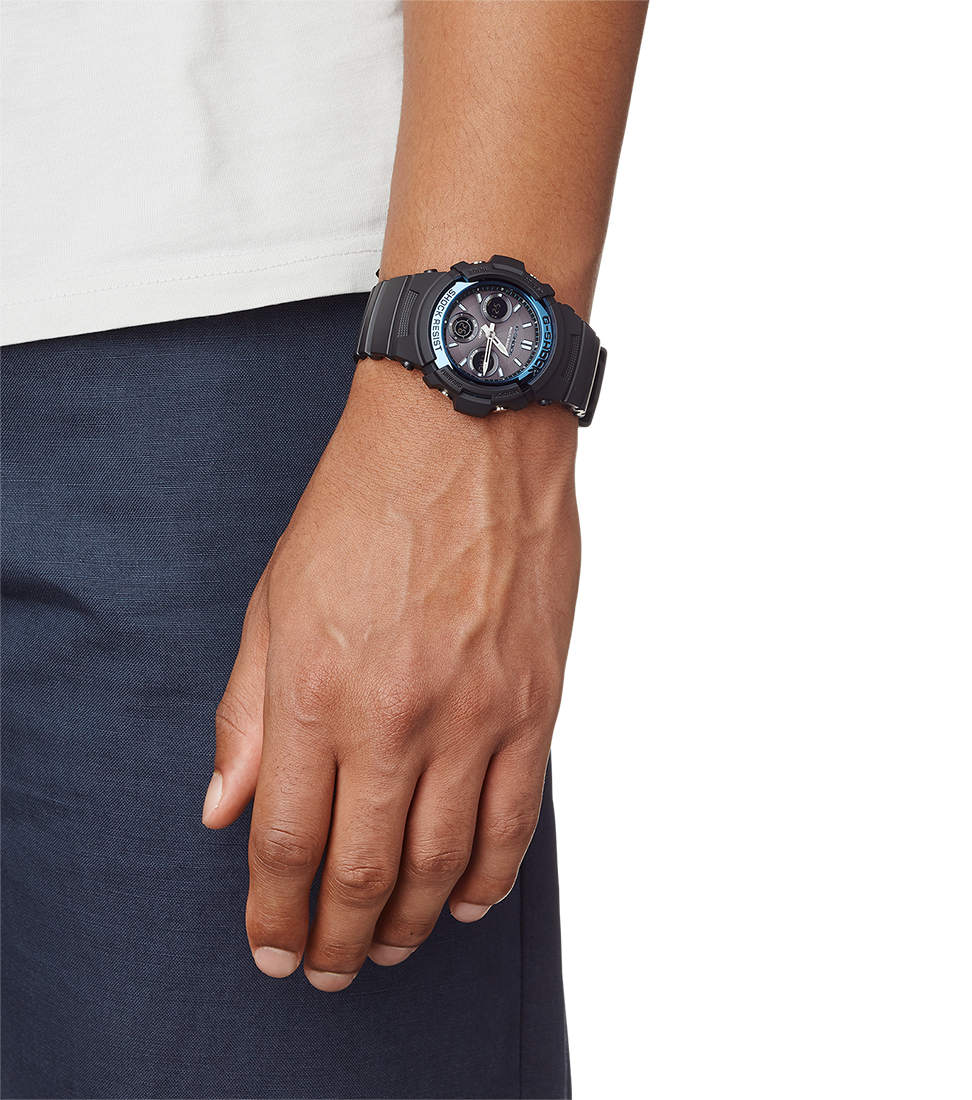 Casio G-Shock Armbanduhr AWG-M100A-1AER