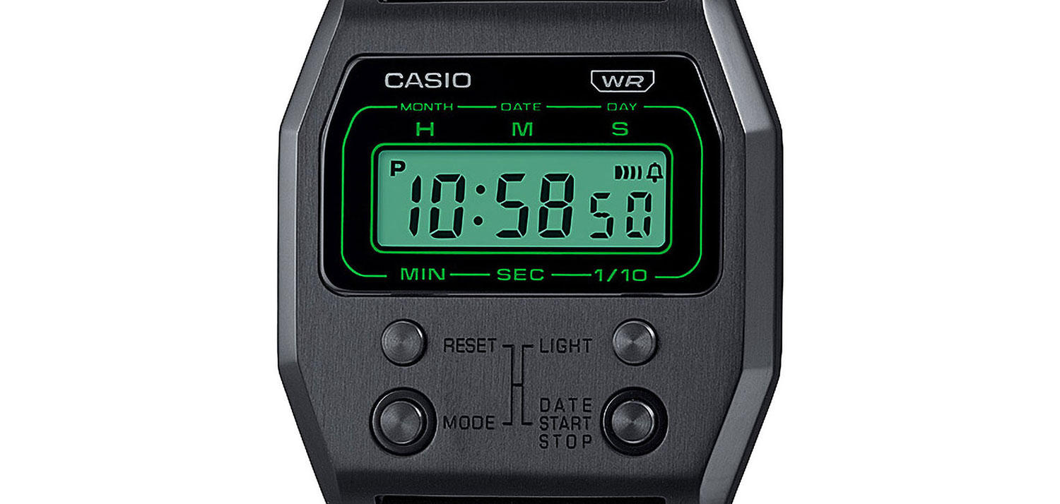 Casio Digitaluhr Vintage Edgy Armbanduhr A1100B-1EF